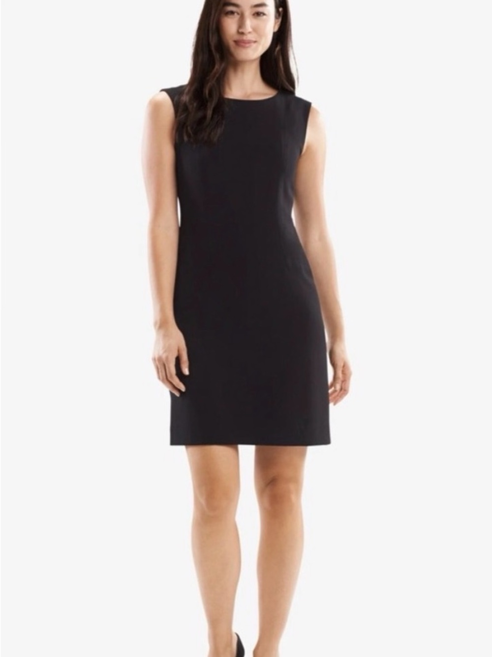 MM Lafleur Giovanni Classic Sleeveless Sheath Dress - Black - 8